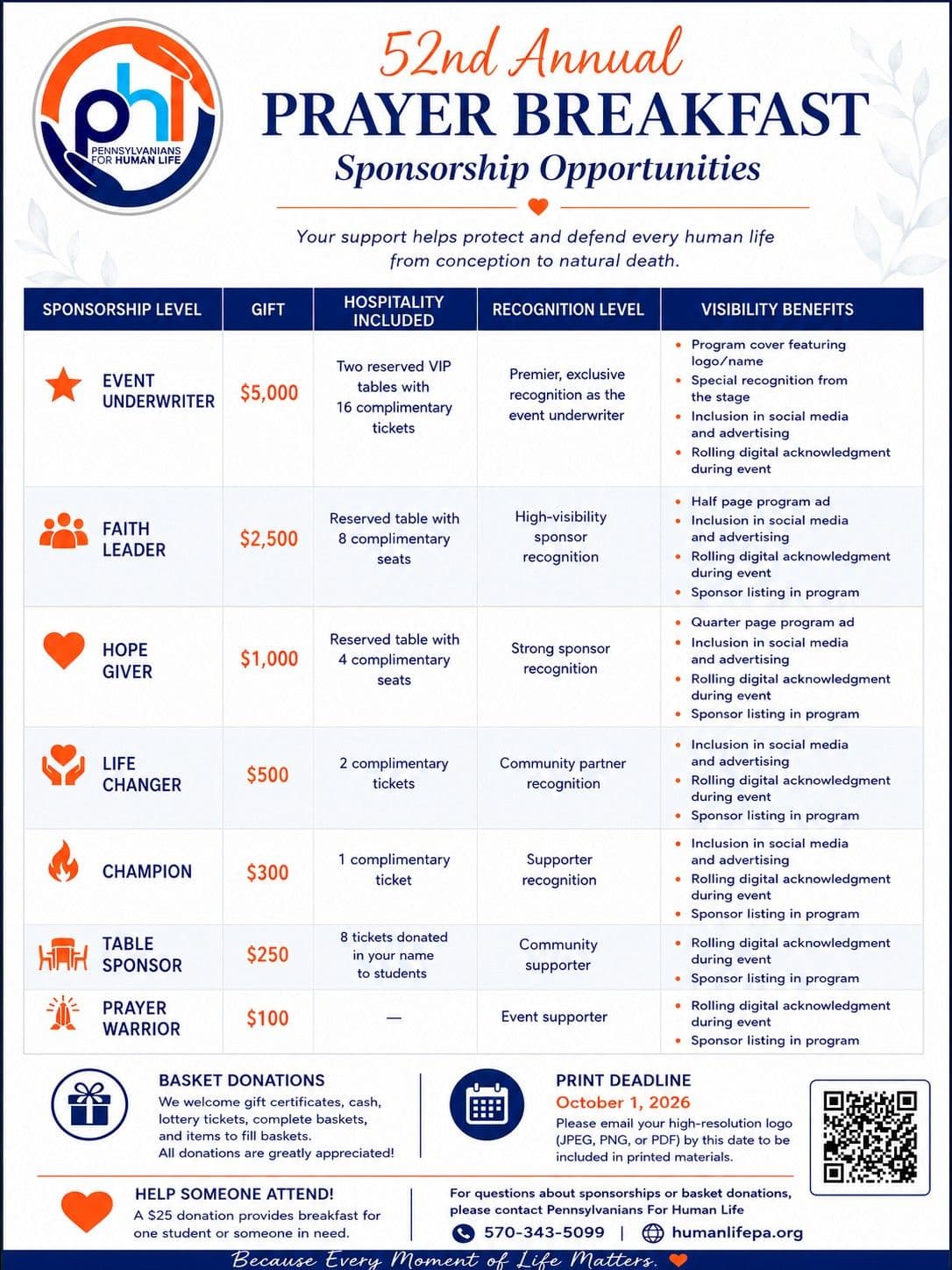 Prayer Breakfast flyer